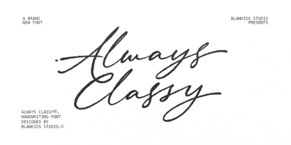 Always Classy Font Poster 1