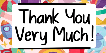 School Notes Font Poster 5