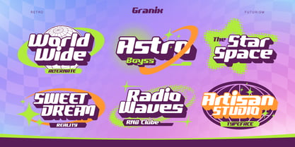Granix Font Poster 8