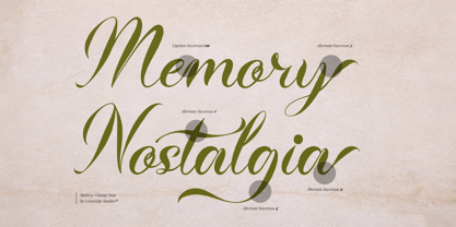 Maileya Vintage Font Poster 2