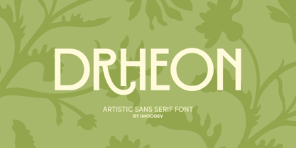 Drheon Font Poster 1