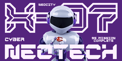 Neogrid Font Poster 7