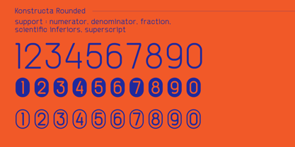 Konstructa Rounded Font Poster 6
