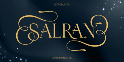 Salran Font Poster 1