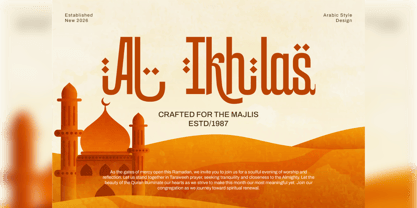 Arabicaneu Font Poster 7