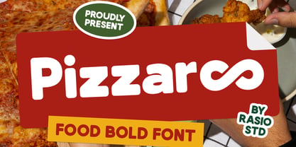 Pizzaroo Font Poster 1