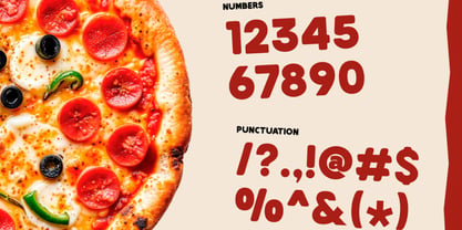 Pizzaroo Font Poster 3
