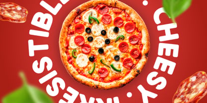 Pizzaroo Font Poster 4