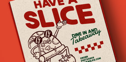Pizzaroo Font Poster 7
