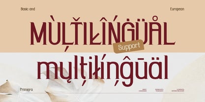 Primiera Font Poster 8