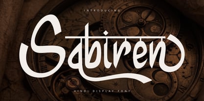 Sabiren Font Poster 1