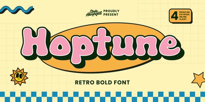 Hoptune Font Poster 1