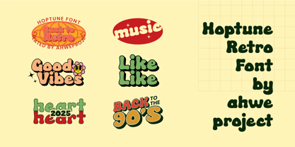 Hoptune Font Poster 6