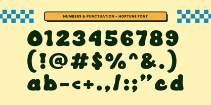 Hoptune Font Poster 3
