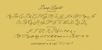 CS Danse Liberte Font Poster 15