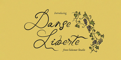 CS Danse Liberte Font Poster 1