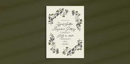 CS Danse Liberte Font Poster 8