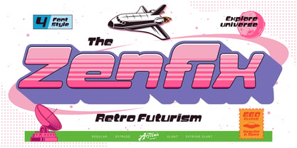 Zenfix Font Poster 1