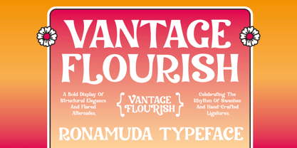 Ronamuda Font Poster 5