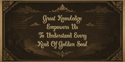 Yodia Mangesti Font Poster 5