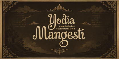 Yodia Mangesti Font Poster 1