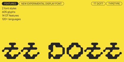 TT Dott Font Poster 1