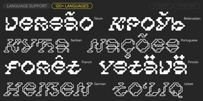 TT Dott Font Poster 7
