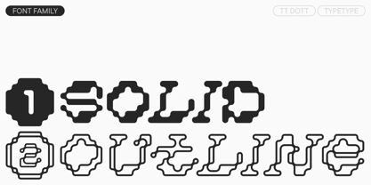 TT Dott Font Poster 4