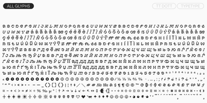 TT Dott Font Poster 6
