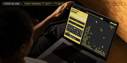 TT Dott Font Poster 11