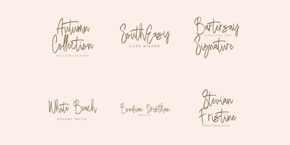 Bartersay Signature Font Poster 2