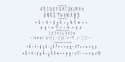 Bartersay Signature Font Poster 6