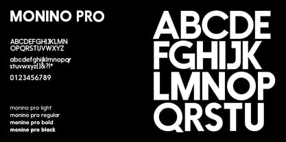 Monino Pro Font Poster 10