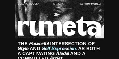 Whither Display Slant Font Poster 4