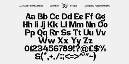Whither Display Slant Font Poster 6