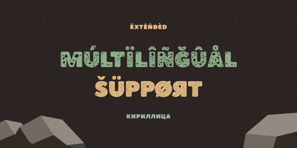 Boulder Font Poster 9