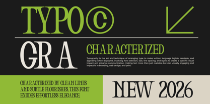 Hikate Font Poster 6