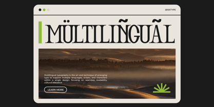 Hikate Font Poster 7