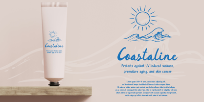 Coastaline Balibo Font Poster 8