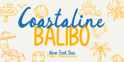 Coastaline Balibo Font Poster 1