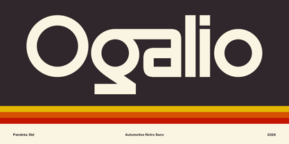 Ogalio Font Poster 1