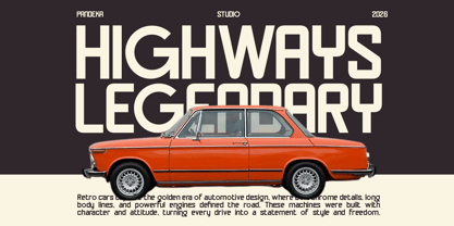 Ogalio Font Poster 5
