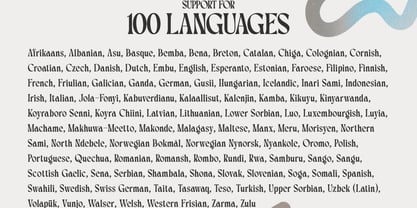 Capriola Font Poster 3