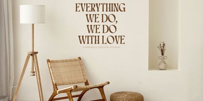Capriola Font Poster 10