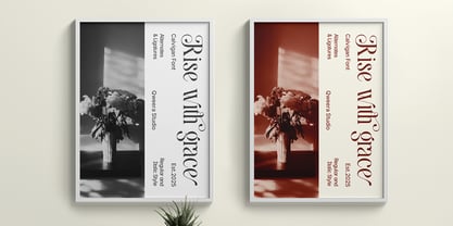 Calvigan Font Poster 7