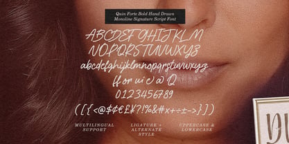 MC Quin Forte Font Poster 7