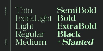 Galnery Font Poster 2