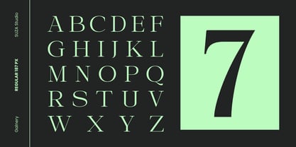 Galnery Font Poster 7
