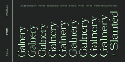 Galnery Font Poster 4