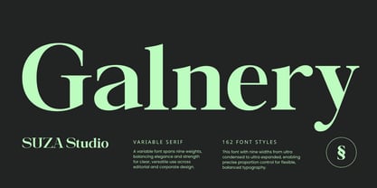 Galnery Font Poster 1